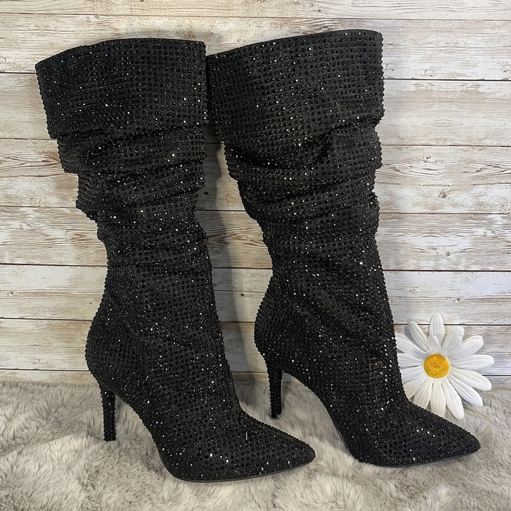 Jessica Simpson Black Heeled Boots